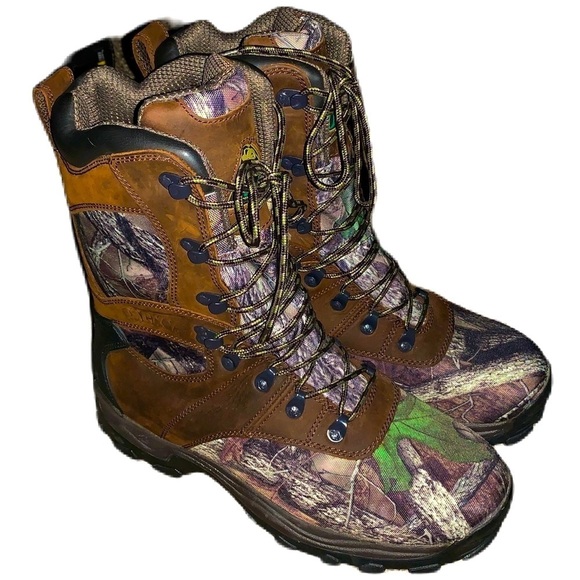 NWOT Rocky 12 EE Wide Boots Camo Cold Weather Hunting Hiking Insulated Camping - Picture 1 of 8